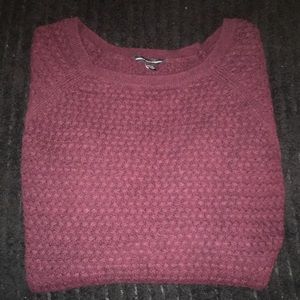 Burgundy American Eagle Knit